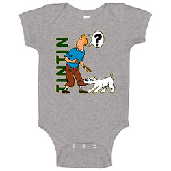 Tin Tin Cartoon The Adventures Of Retro Baby One Piece