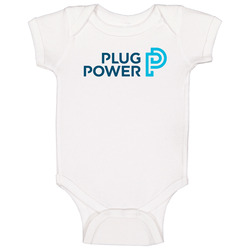 Plug Power Inc Nasdaq Company Logo Employee Fan Baby One Piece