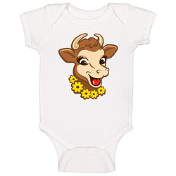 Elsie The Cow Borden Dairy Brand Mascot Baby One Piece