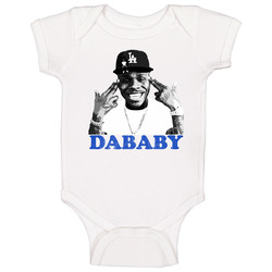 Dababy Rapper Album Cover Art Inspired Music Fan Baby One Piece