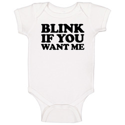 Blink If You Want Me Danny Mcbride Kenny Powers Tv Show Fan Baby One P