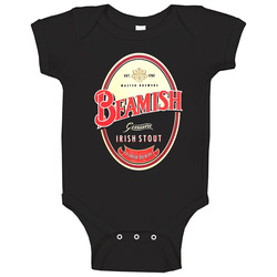 Beamish Genuine Irish Stout Brewery Master Brewers Brand Logo Baby One