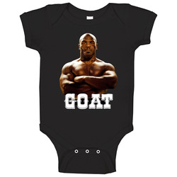 Mike Tyson Goat Greatest Of All Time Boxing Fight Fan Baby One Piece