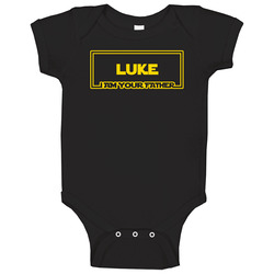 Luke I Am Your Father Funny Parody Baby One Piece