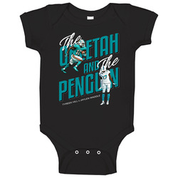 The Cheetah And The Penguin Tyreek Hill Jaylen Waddle Baby One Piece