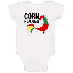 Cornelius The Rooster Corn Flakes Cereal Baby One Piece