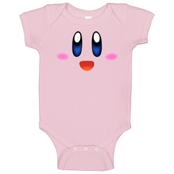 Kirby Super Mario Brothers Nintendo Video Game Baby One Piece