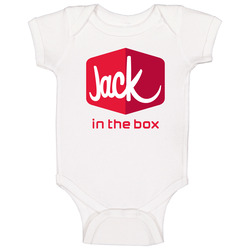 Jack In The Box Inc Nasdaq Company Logo Employee Fan Baby One Piece