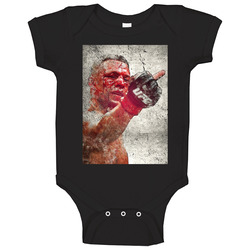 Bloody Nate Diaz Art Print Baby One Piece