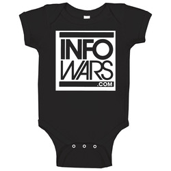 Info Wars Dot Com Logo Baby One Piece