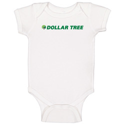 Dollar Tree Inc Nasdaq Company Logo Employee Fan Baby One Piece