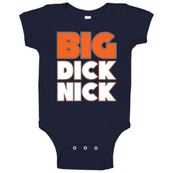 Big Dick Nick Foles Chicago Football Player Fan Baby One Piece