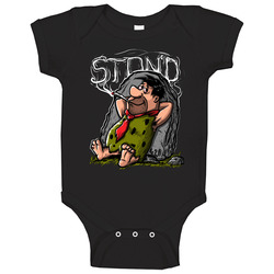 Fred Flintstone Stoned Stoner Weed Baby One Piece