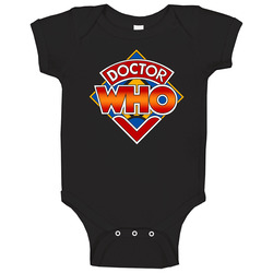Doctor Who Classic Logo Baby One Piece