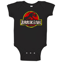 Jurassic Park 90s Movie Baby One Piece