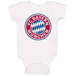 Fc Bayern Munich Munchen Germany Soccer Logo Baby One Piece