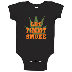 Tim Lincecum Let Timmy Smoke San Fransisco Baby One Piece