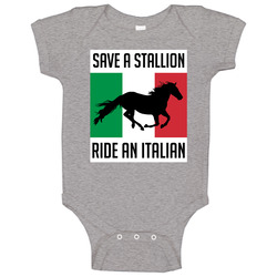 Save A Stallion Ride An Italian Hayden Christensen Baby One Piece