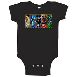 Magic The Gathering Ccg Mana Symbols Baby One Piece