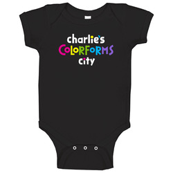Charlie's Colorforms City Netflix Original Series Fan Baby One Pi
