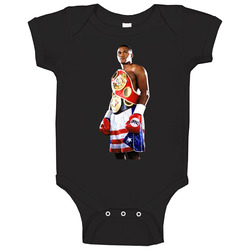 Felix Trinidad Retro Boxing Fan Baby One Piece