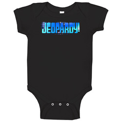 Jeopardy Game Show Logo Baby One Piece