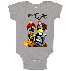Jonny Quest Retro Cartoon Baby One Piece