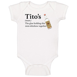 Titos Vodka The Glue Holding This 2020 Shitshow Together Funny Drink B