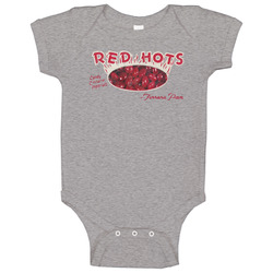 Red Hots Original 80s Candy Retro Baby One Piece