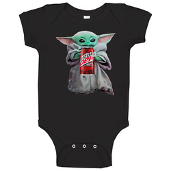 Baby Yoda The Child Mandalorian Mountain Dew Code Red Soda Pop Drink B