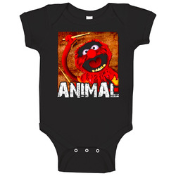 The Muppets Animal The Drummer Baby One Piece