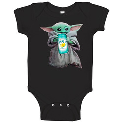 Baby Yoda The Child Mandalorian Fresca Soda Pop Drink Baby One Piece