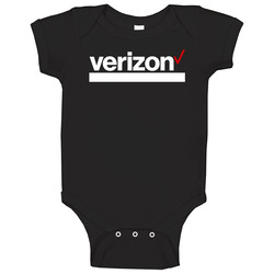 Verizon Nasdaq Company Logo Employee Fan Cool Baby One Piece