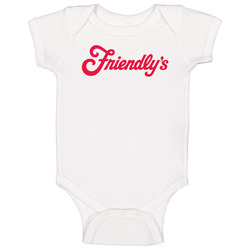 Friendlys Ice Cream Logo Baby One Piece