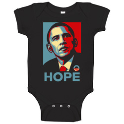 Barrack Obama Hope Baby One Piece