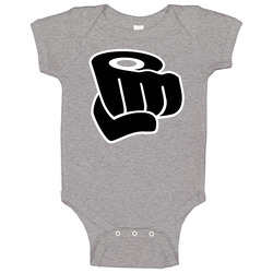 Fist Tough Flyers Hockey Knuckles Baby One Piece