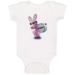 Energizer Bunny Battery Icon Mascot Logo Fan Baby One Piece
