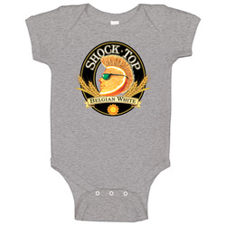 Shock Top Belgian White Cool Brewery Beer Logo Baby One Piece