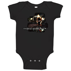 Twisted Metal Black Retro Video Game Cult Classic Baby One Piece