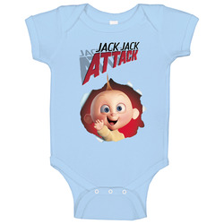 Jack Jack Attack Incredibles 2 Baby Powers Movie Fan Baby One Piece