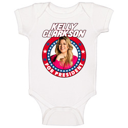 Kelly Clarkson For President Talk Show Host Celeb Fan Election Baby On