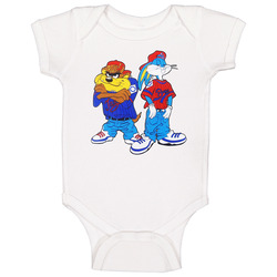 Bugs Bunny Tazmanian Devil Hip Hop Characters Baby One Piece