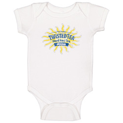 The Original Twisted Tea Hard Iced Tea Distressed Baby One Piece