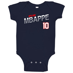 Kylian Mbappe France Soccer Team Player Baby One Piece