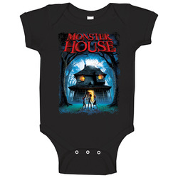 Monster House Spooky Kids Movie Halloween Baby One Piece