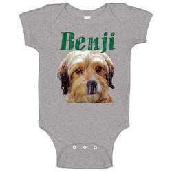 Benji Retro 1974 Vintage Movies Lovers Baby One Piece