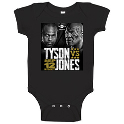 Mike Tyson Vs Roy Jones Jr Boxing Fight Fan Baby One Piece