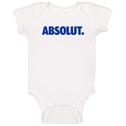 Absolut Vodka Sweden Liquor Alcohol Baby One Piece
