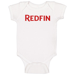 Redfin Corporation Nasdaq Company Logo Employee Fan Baby One Piece