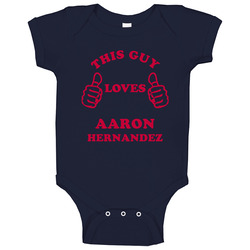 Aaron Hernandez This Guy Loves Football Sports New England Baby One Pi